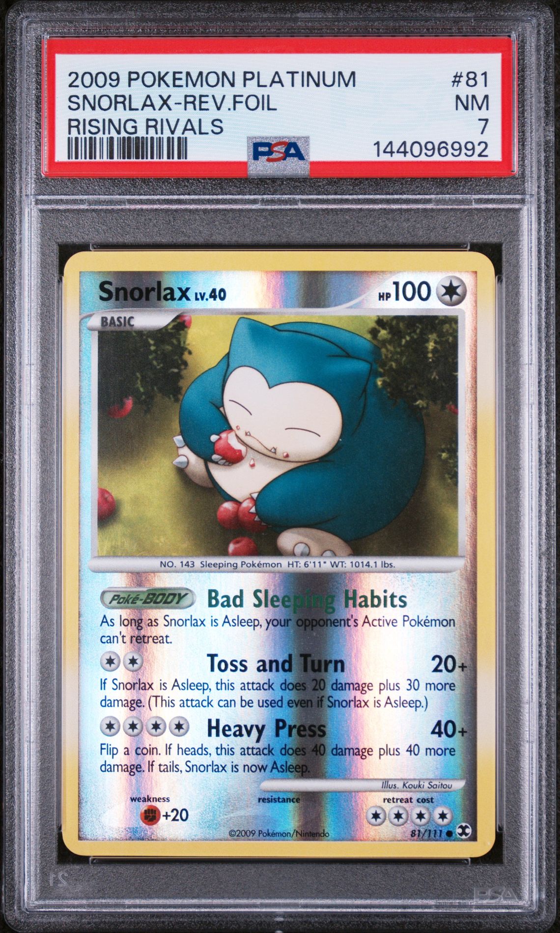 SNORLAX-REVERSE FOIL