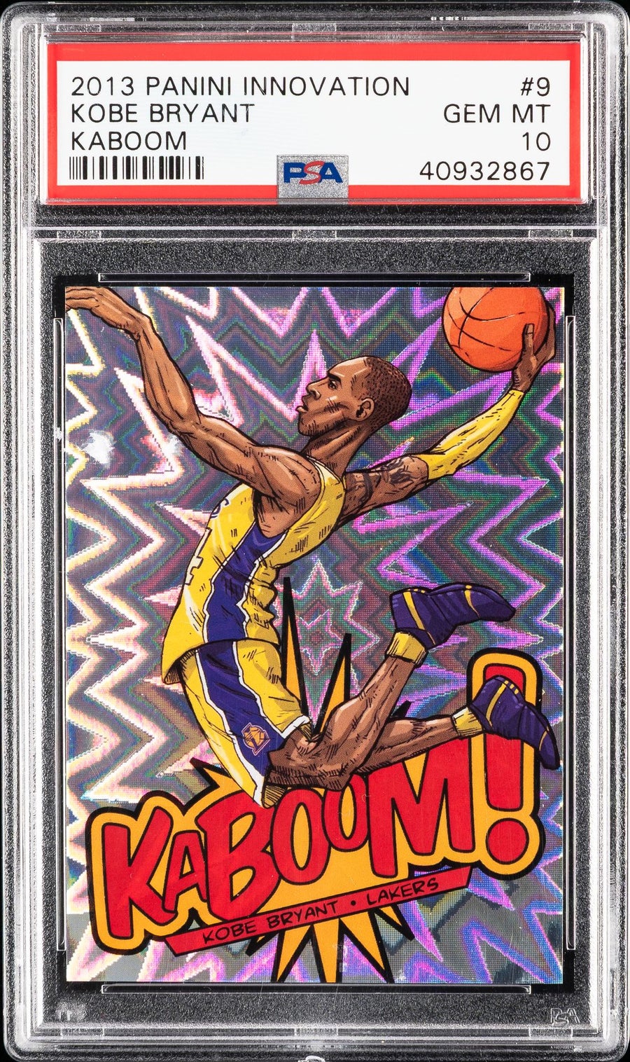 #9 KOBE BRYANT | 2013 PANINI INNOVATION KABOOM!
